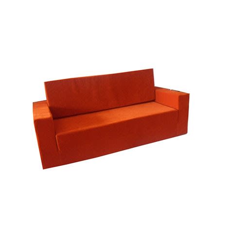2-seater Convertible Sofa Bed With Arm Rest - 62 X 29 X 18