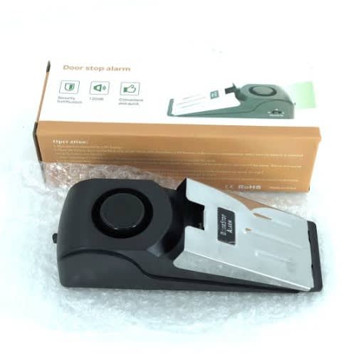 Anti-theft Door Stop Wireless Vibration Alarm Security System