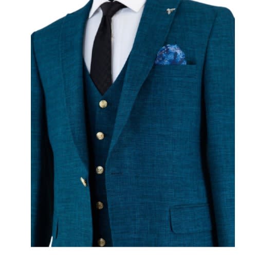 Turkey Designer Fitted Suit - 3 In 1
