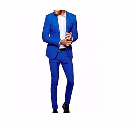 Men's Cooperate Suit - Royal Blue