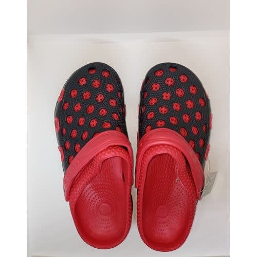 Crocs Clog Sandals - Black And Red