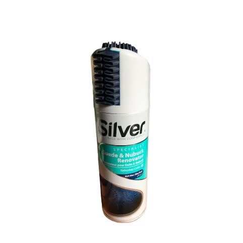 Silver Suede Shoe Spray Polish - 200ml - Blue