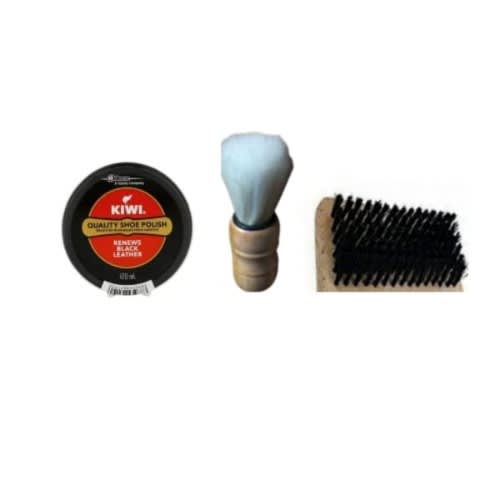 3-in-1 Shoe Leather Black Polish