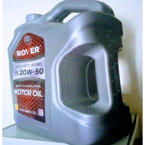 ROVER Usa 20w-50 Synthetic Blend  Motor Oil - 4.73L