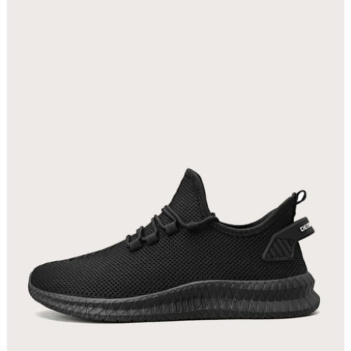 Breathable Men Sneakers - Black