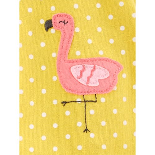 Baby Girls Flamingos One Piece Sunsuit Dress
