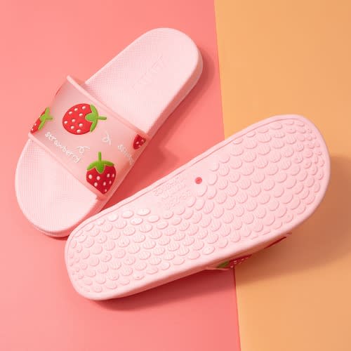 Strawberry  Girl Slides- Pink