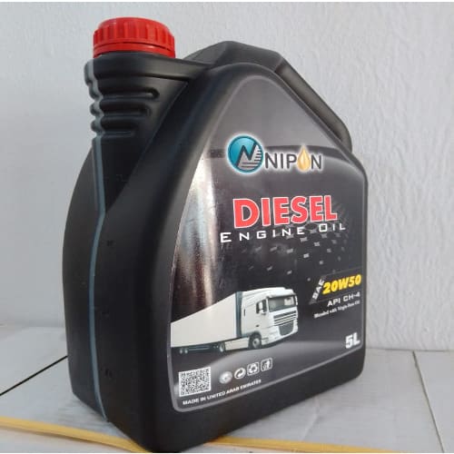 Nipon Diesel Engine Oil - 5 Liters - SAE 20W50