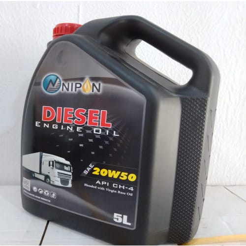 Nipon Diesel Engine Oil - 5 Liters - SAE 20W50