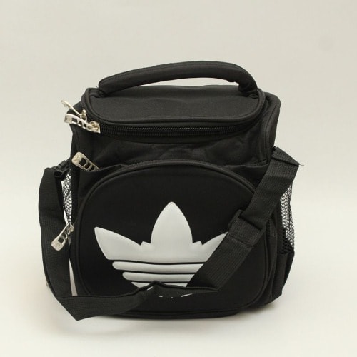 Double Carrier Kids Insulated Lunch Bag-black - 30cm X17cm X 41cm