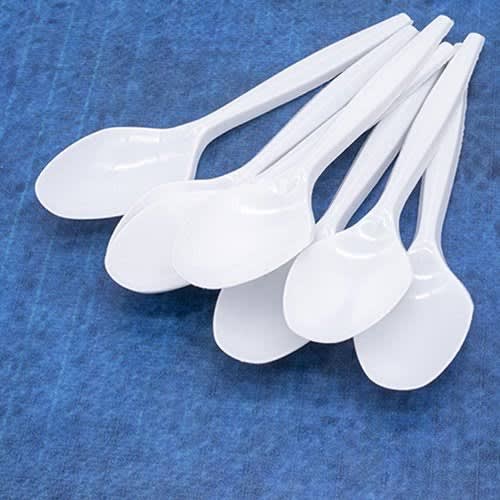 Disposable Plastic Spoon - 100Pcs