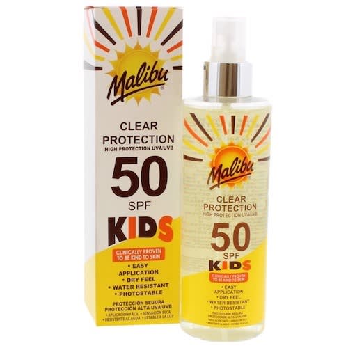 Kids Clear Protection Sunscreen Spray Spf 50 - 250ml