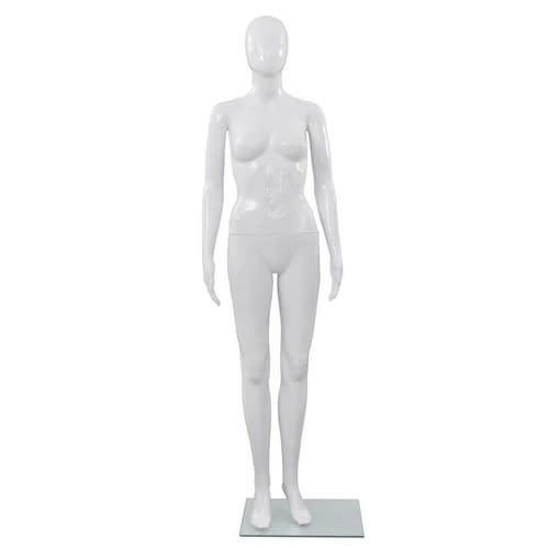 5.8Ft Female Mannequin Adjustable Detachable With Metal Stand Plastic Full Body