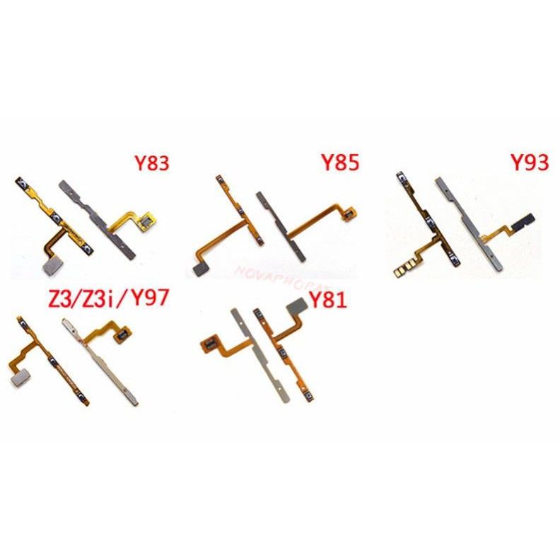 For Vivo Y83 Y85 Y91 Y93 Y95 Y97 Y9s Y50 Y91c Power On Off