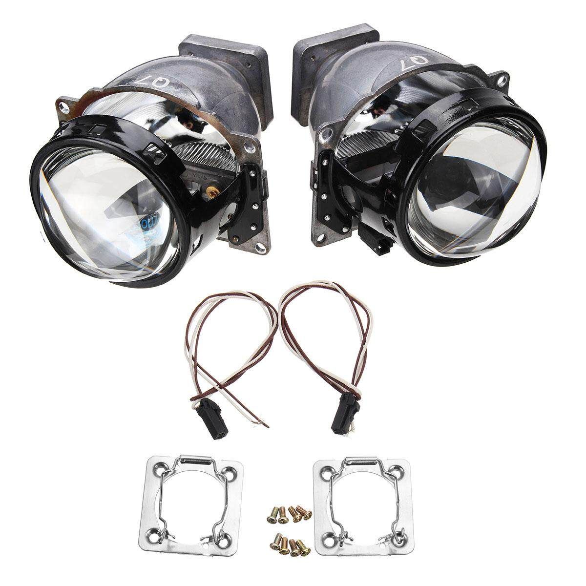 1 Pair 3.0'' D Q7 HID Headlight Bi-Xenon Projector Lens For D1 D2 D3 D4 Bulb Upgrade (LHD)