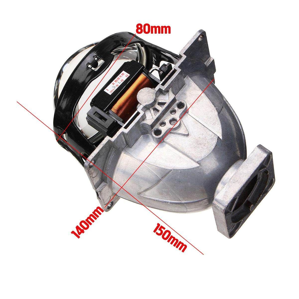 1 Pair 3.0'' D Q7 HID Headlight Bi-Xenon Projector Lens For D1 D2 D3 D4 Bulb Upgrade (LHD)