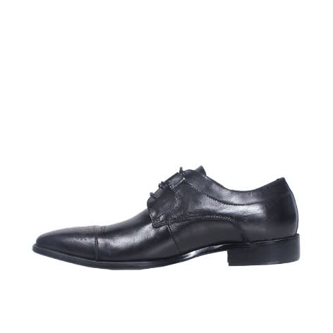 Leather Men's Shoe Msh-3599 - Black