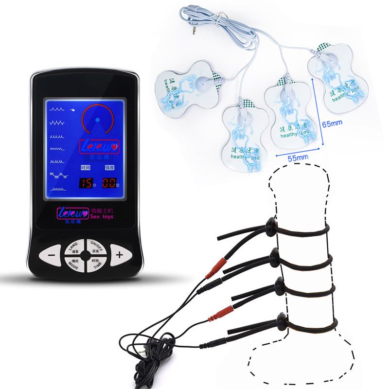 Electro Shock Penis Ring Time Delay Adjustable