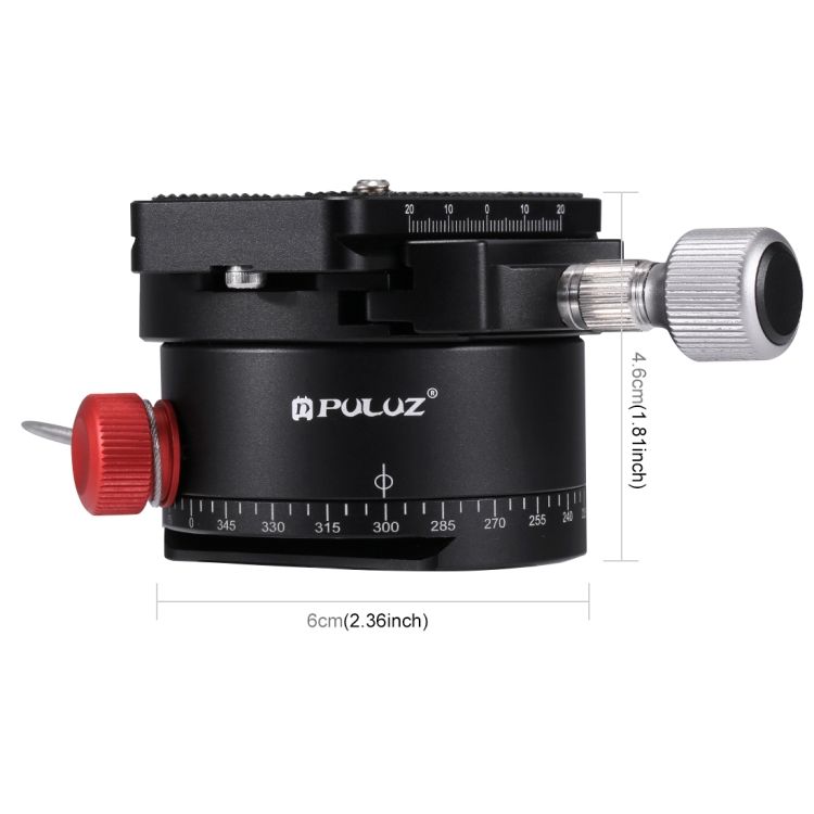 Aluminum Alloy Panoramic Indexing Rotator Ball Head