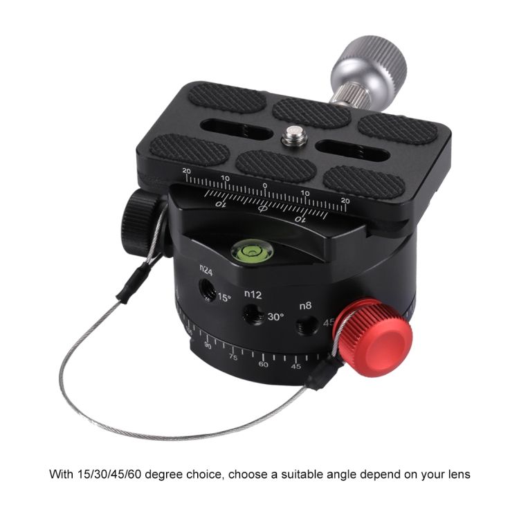 Aluminum Alloy Panoramic Indexing Rotator Ball Head