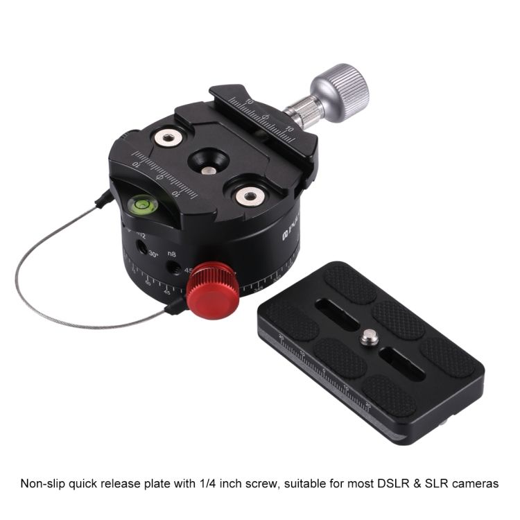 Aluminum Alloy Panoramic Indexing Rotator Ball Head