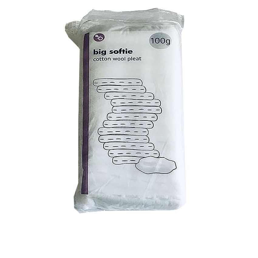 Big Softy Cotton Wool Pleat 100G