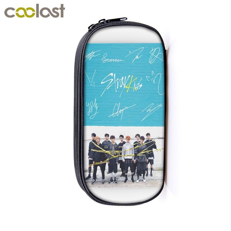 Kids Bag Pencil Stray Kids KPOP Women Stray Makeup Bag