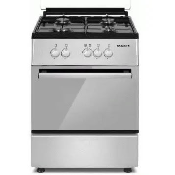 4 Burner Gas Cooker - 60x60 - Black Grey