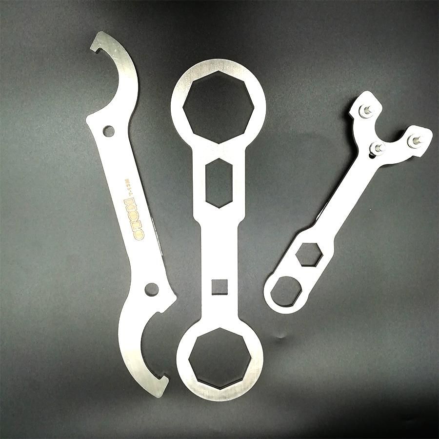 Front Rear Shock Absorber Fork Cap Oil Seal Seat Remove Spanner Steering Stem Wrench for Motorcycle
