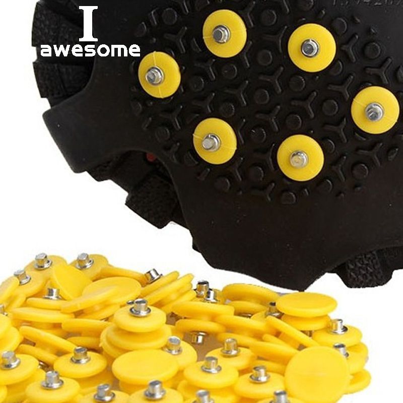 10/20pcs Teeth Nail For Ice Snow Climbing Crampons Spike Winter Outdoor