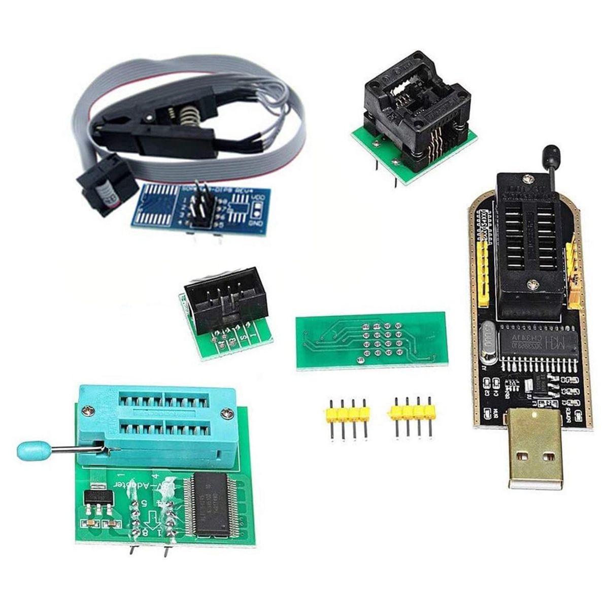 1Set CH341A 24 25 Series EEPROM Flash BIOS USB Programmer