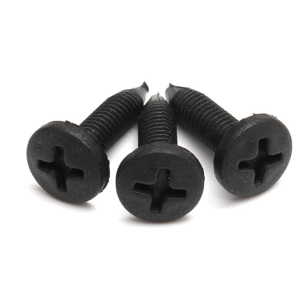 100pcs Auto 6mm Hole Dia Plastic Rivets Fastener Fender Bumper Push Pin Clips