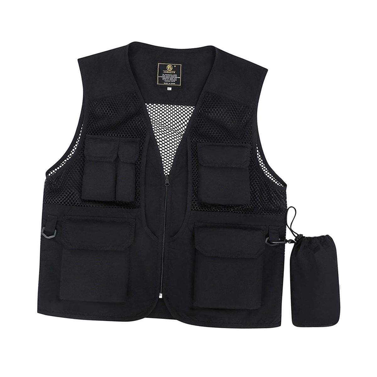 Men Fishing Vest Quick Drying Multi Pockets