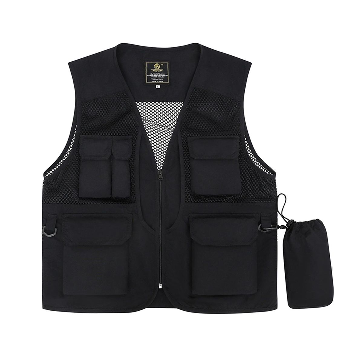 Men Fishing Vest Quick Drying Multi Pockets