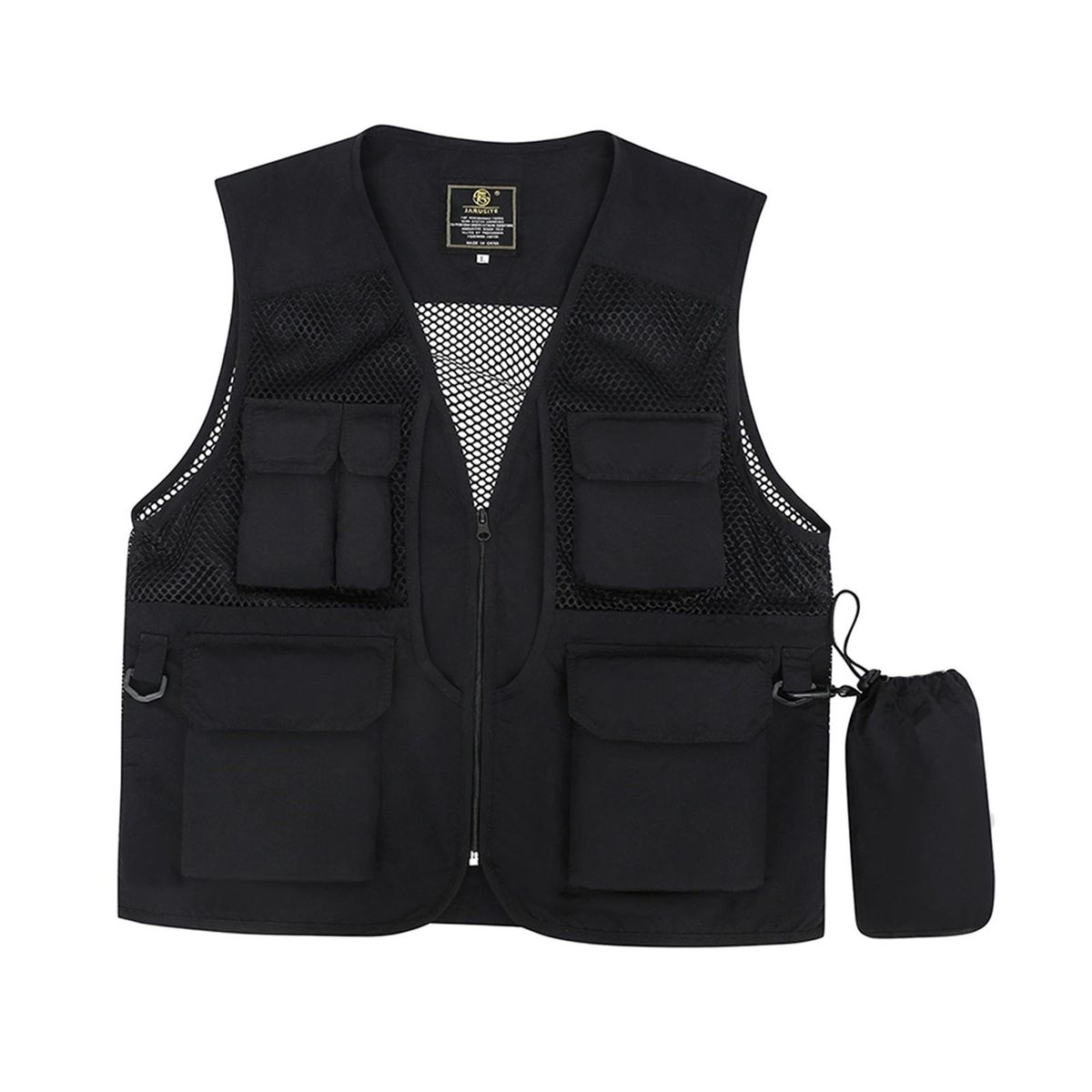 Men Fishing Vest Quick Drying Multi Pockets