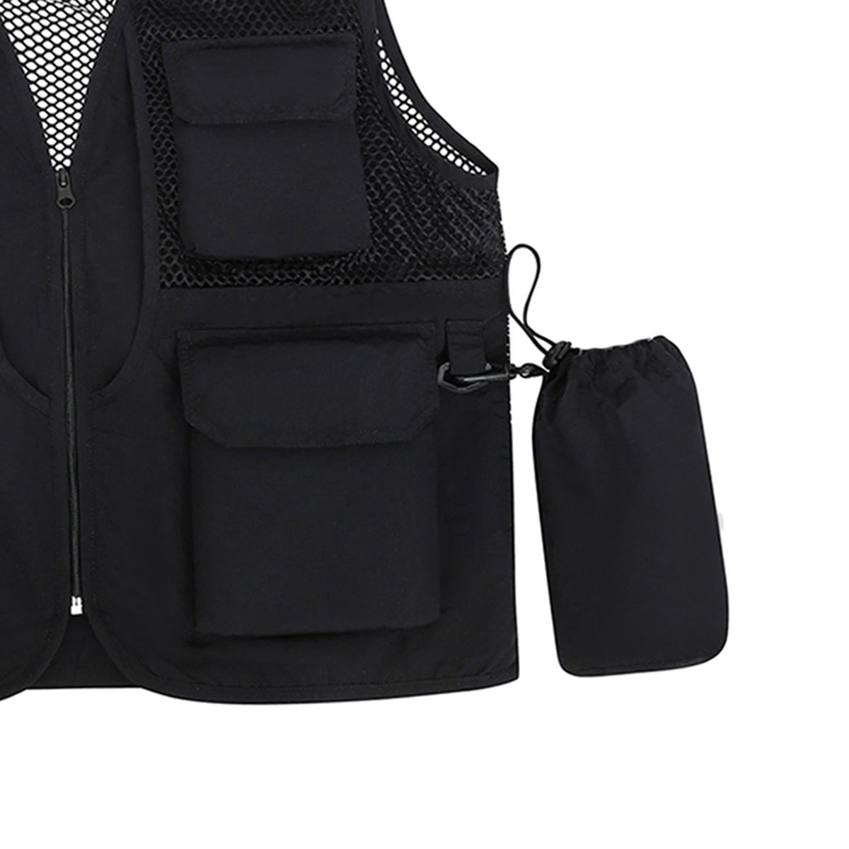 Men Fishing Vest Quick Drying Multi Pockets