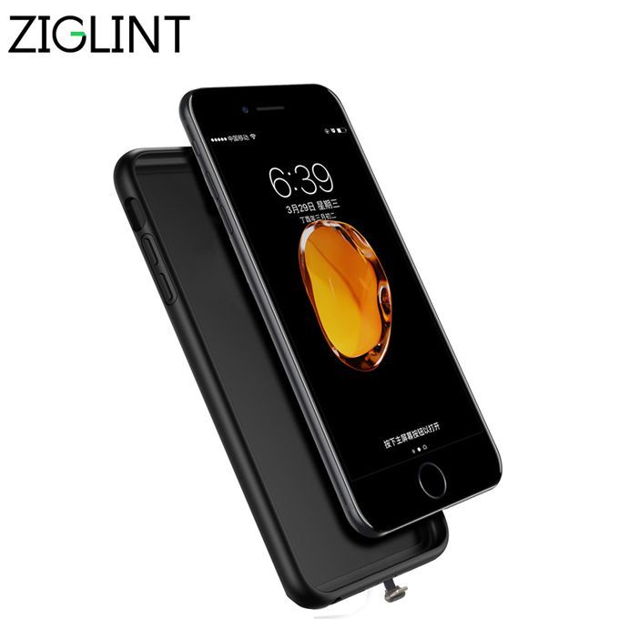 Qi Wireless Charging Receiver Case For IPhone 6 6s Plus 7 7s Plus Protection Case For IPhone X 8 Wireless Charger 5V/1A(For 7 7S Black)