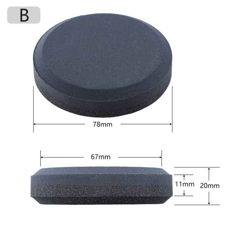 Double Sided Dual Grit Puck Sharpening Stone