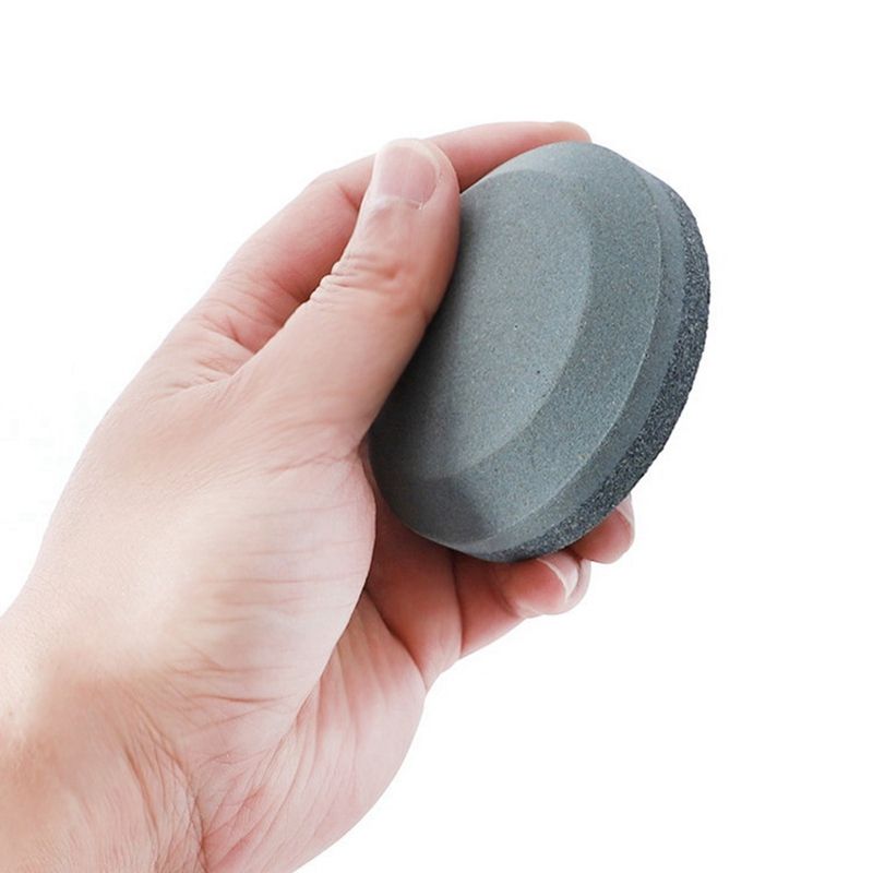 Double Sided Dual Grit Puck Sharpening Stone
