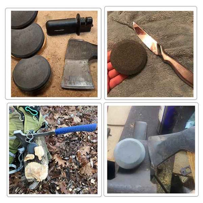 Double Sided Dual Grit Puck Sharpening Stone