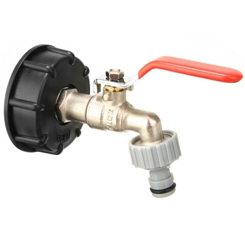 1/2" (13 Mm) IBC Water Tank Tap Adapter Garden Hose Adapter Water Nozzle Fitting Tools 1/2pcs