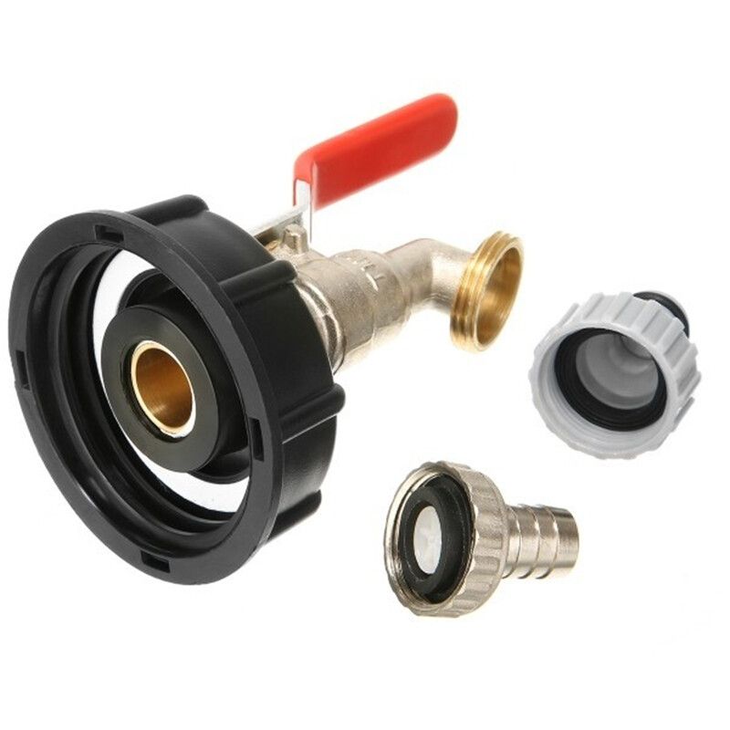 1/2" (13 Mm) IBC Water Tank Tap Adapter Garden Hose Adapter Water Nozzle Fitting Tools 1/2pcs
