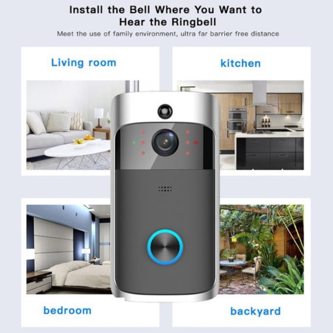 Wireless Doorbell Camera WiFi Remote Video Door Intercom IR Security Bell Phone