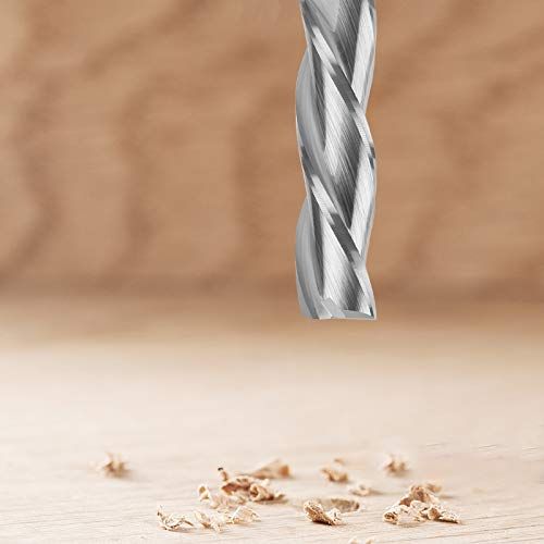EANOSIC Upcut Spiral Router Bit 3Flute With 12 Shank Extra L