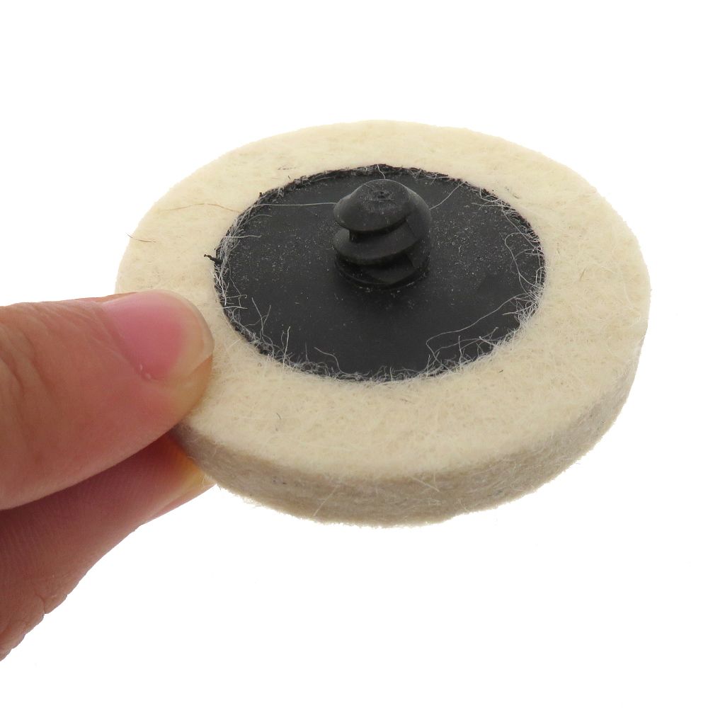 11pcs 2"" 50mm Compressed Wool Pad Fabric Disc Poli