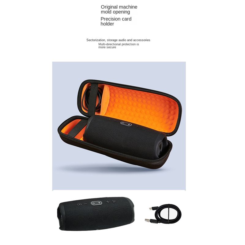 Hard EVA Travel Carrying Storage Box for JBL Charge 5 Protective Cover Case for JBL Charge5 Portable Wireless Speake Bag