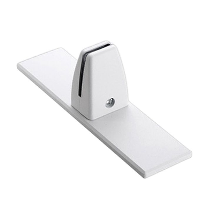 Office Desktop Partition Bracket  Pins Clamp No Drilling White