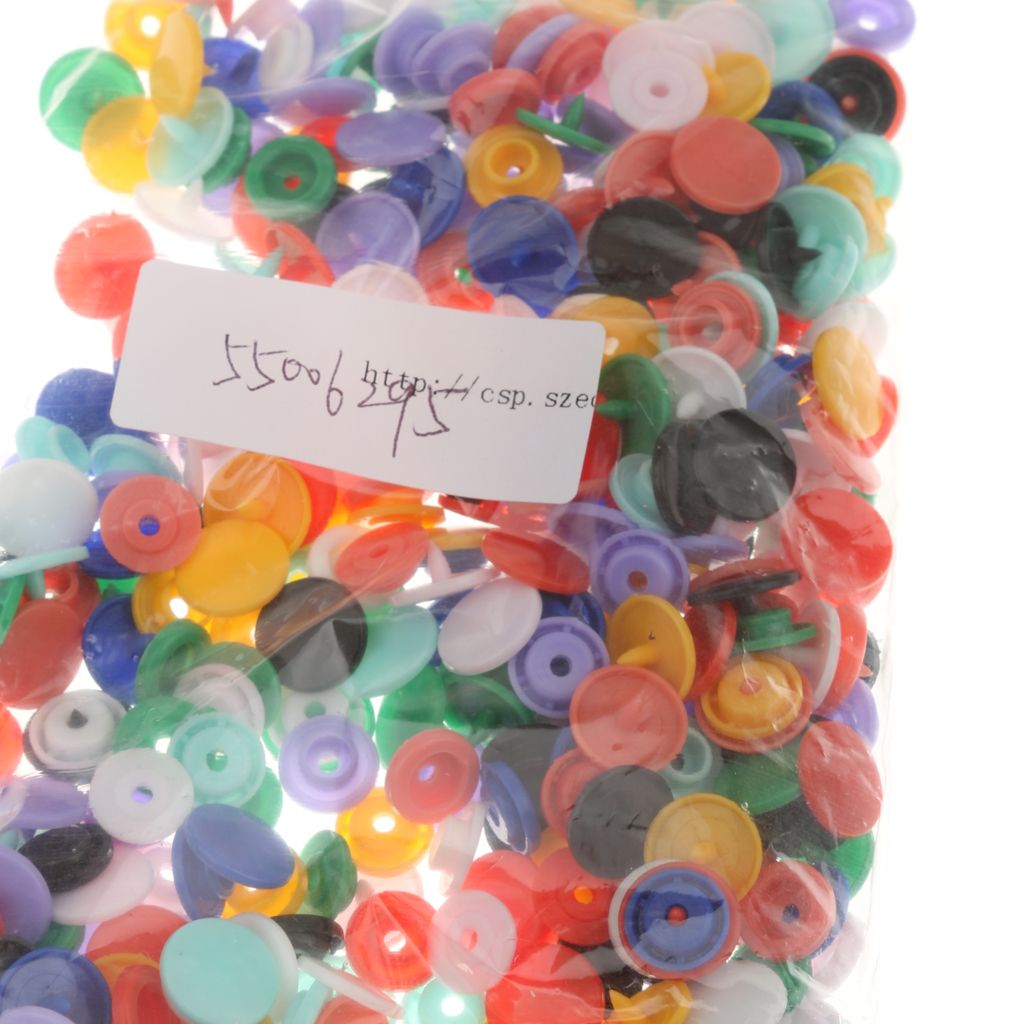 100 Sets T5 Resin Snap Plastic Buttons Fasteners Poppers 124MM Mix