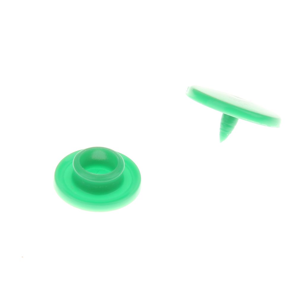 100 Sets T5 Resin Snap Plastic Buttons Fasteners Poppers 124MM Mix