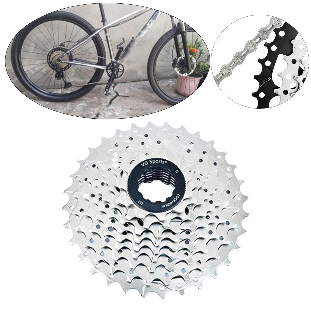 MTB 8 9 10 Speed Cassete 11-25T/46T Mountain Road Bike 9 Speed 11-32T